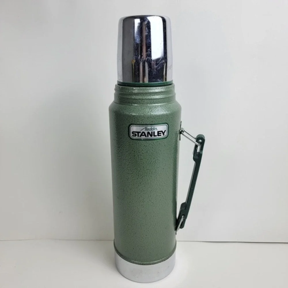 Vintage Aladdin Stanley‎ 32 oz Thermos No.A-944DH With Handle Made In USA - Picture 2 of 12